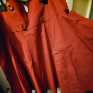 Chick stare High Waist Suspender Skirt